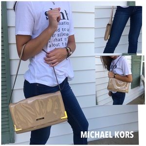 Patent leather Michael Kors handbag.